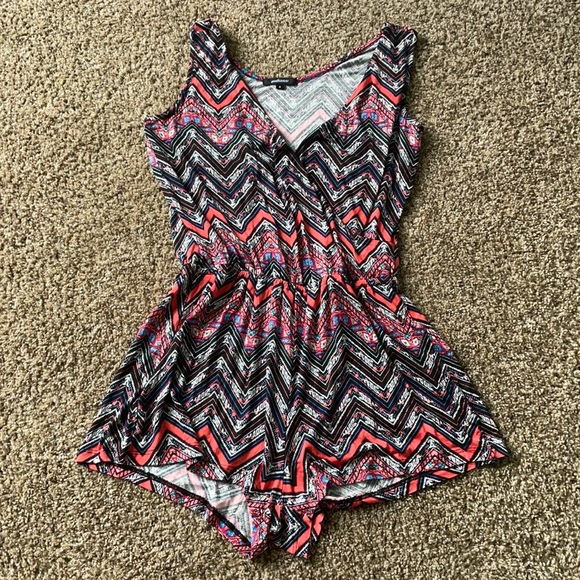 Ambiance Striped Romper